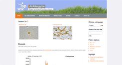 Desktop Screenshot of airallergy.wiv-isp.be