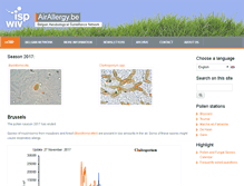 Tablet Screenshot of airallergy.wiv-isp.be